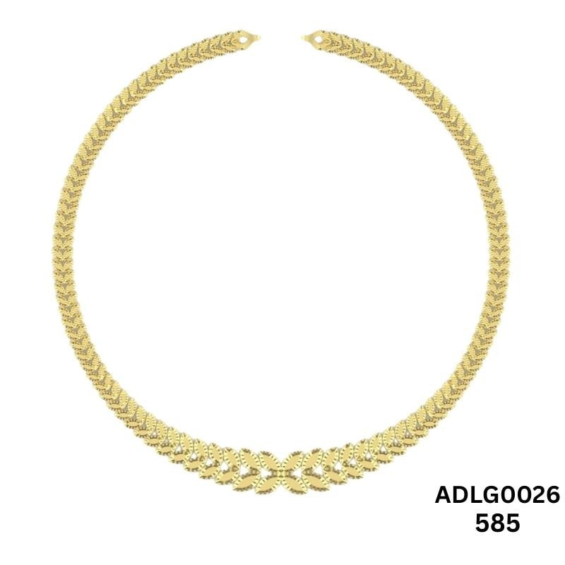 22 Ayar Altın Kolye (8 kilit) ADLG0026